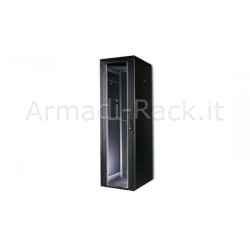 Armadio Linea Professionale 26 Unita' (A) 1309X (L) 600 Profondita' 1000 Mm. - Colore nero Ral9005