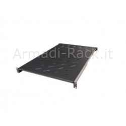 Ripiano per rack 19" allungabile profondita' 750 mm colore nero