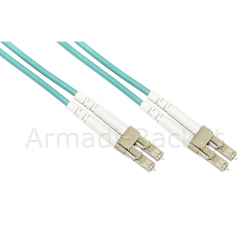 Cavo fibra ottica lc a lc multimode duplex om3 50/125 mt.3